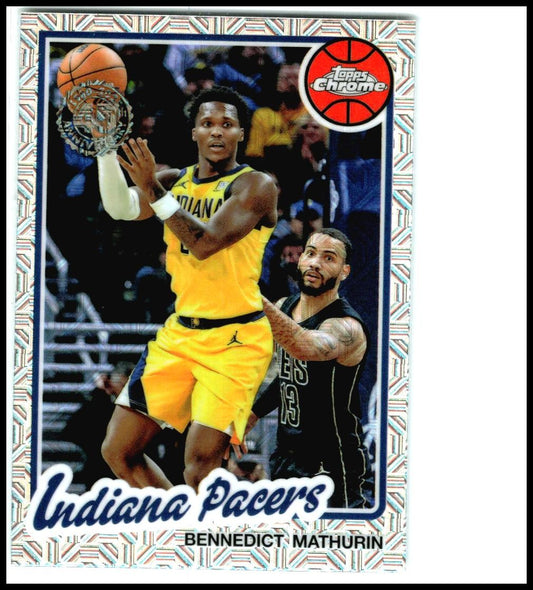 2025-26 Topps 1980-81 Topps Chrome Mojo #TC-BM Bennedict Mathurin Indiana Pacers