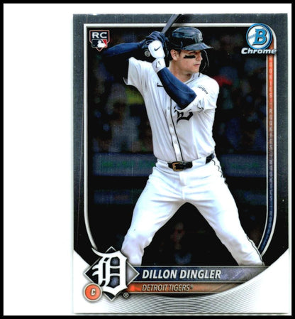 2025 Bowman Chrome #41 Dillon Dingler Rookie Detroit Tigers