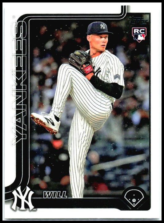 2025 Topps Holiday Tin Variation #97 Will Warren New York Yankees