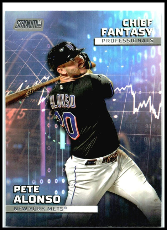 2023 Stadium Club Chief Fantasy Professionals #CFPRO-9 Pete Alonso New York Mets