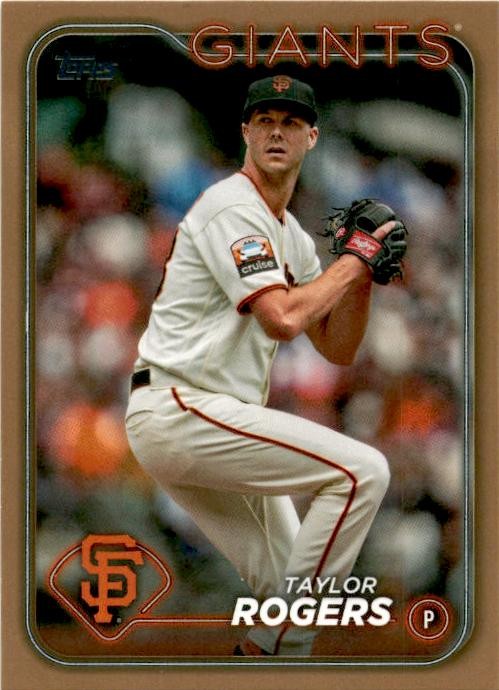 2024 Topps Gold #176 Taylor Rogers #/2024 San Francisco Giants