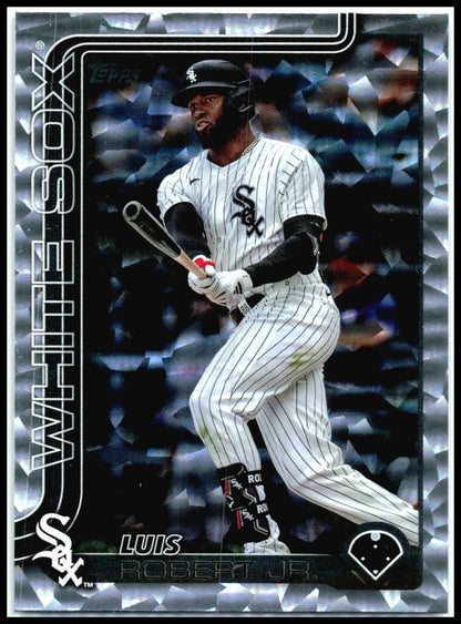 2025 Topps Silver Crackle Foilboard #189 Luis Robert Jr. Chicago White Sox