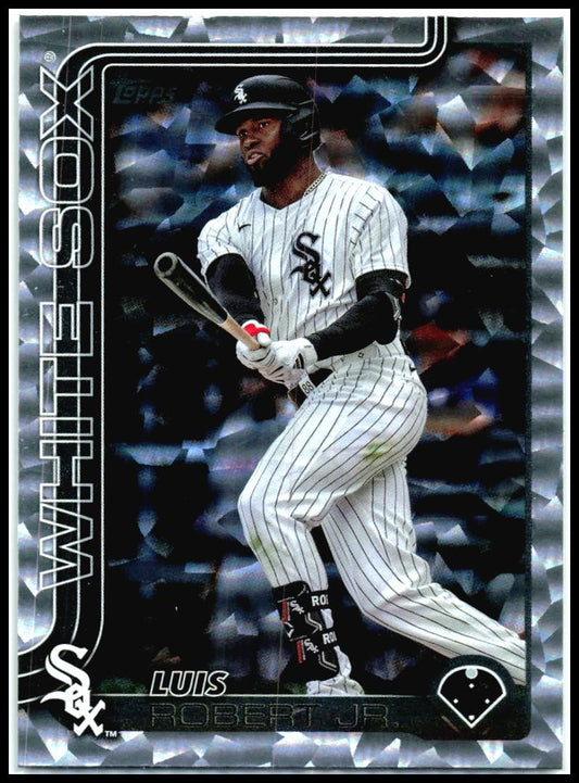 2025 Topps Silver Crackle Foilboard #189 Luis Robert Jr. Chicago White Sox