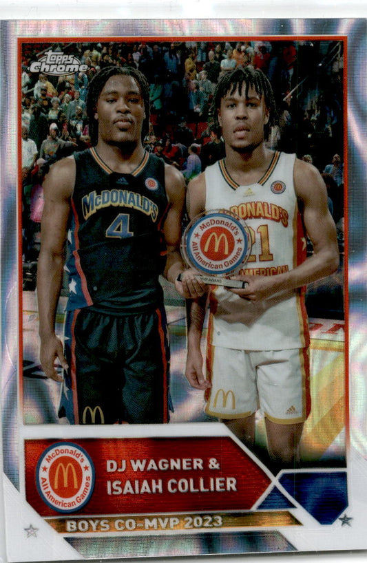 2023 Topps Chrome McDonald's All American Lava Refractor #99 Boys Co-MVPs /299