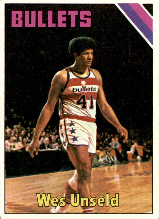 1975-76 Topps #115 Wes Unseld Washington Bullets