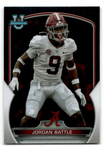 2022 Bowman University Chrome Jordan Battle Rookie Alabama Crimson Tide #27