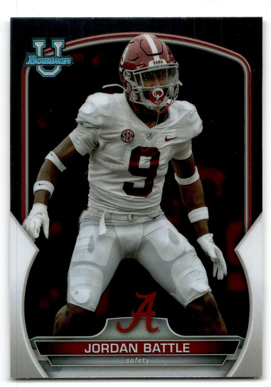 2022 Bowman University Chrome Jordan Battle Rookie Alabama Crimson Tide #27