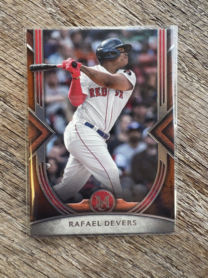 2022 Topps Museum Collection Copper #100 Rafael Devers Boston Red Sox