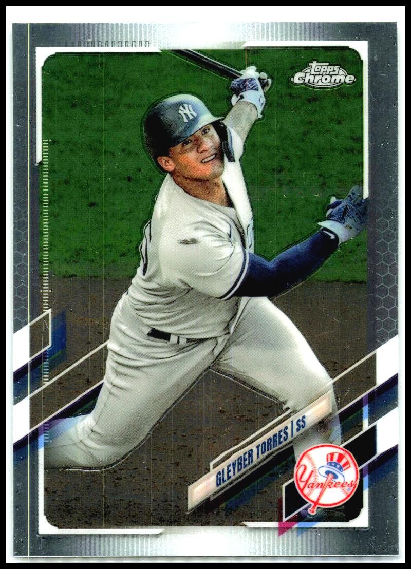 2021 Topps Chrome #137 Gleyber Torres New York Yankees