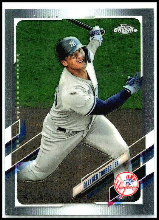 2021 Topps Chrome #137 Gleyber Torres New York Yankees
