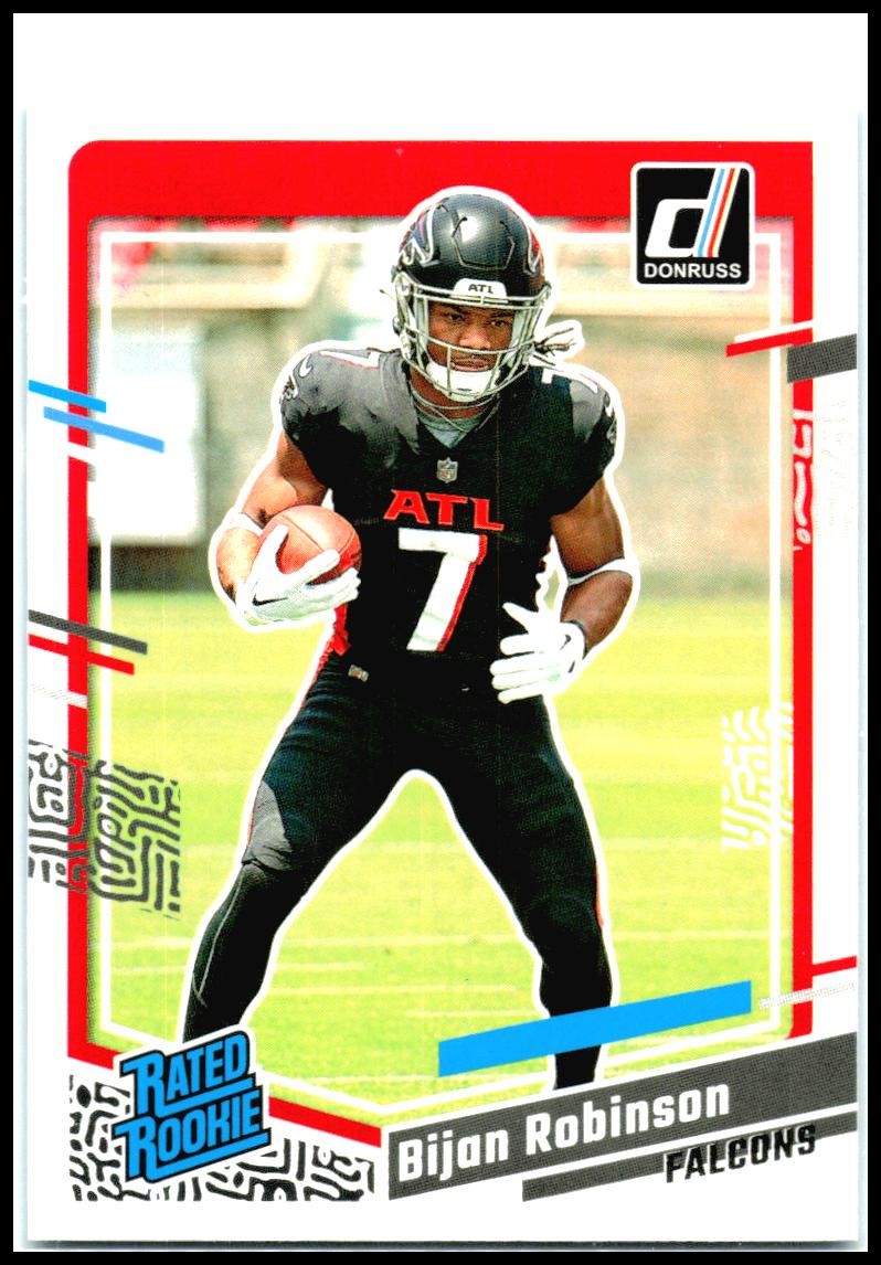 2023 Donruss #305 Bijan Robinson Rookie Atlanta Falcons