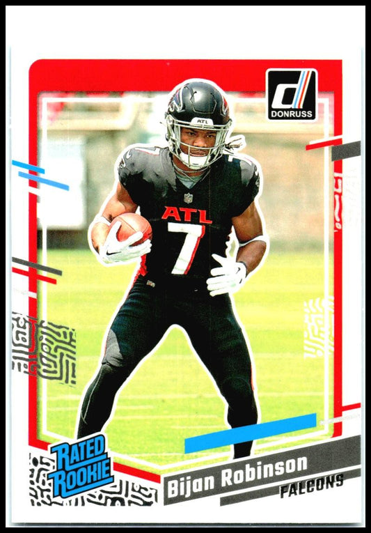2023 Donruss #305 Bijan Robinson Rookie Atlanta Falcons