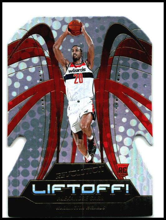 2024-25 Panini Revolution Die-cut # Alexandre Sarr Rookie Wizards