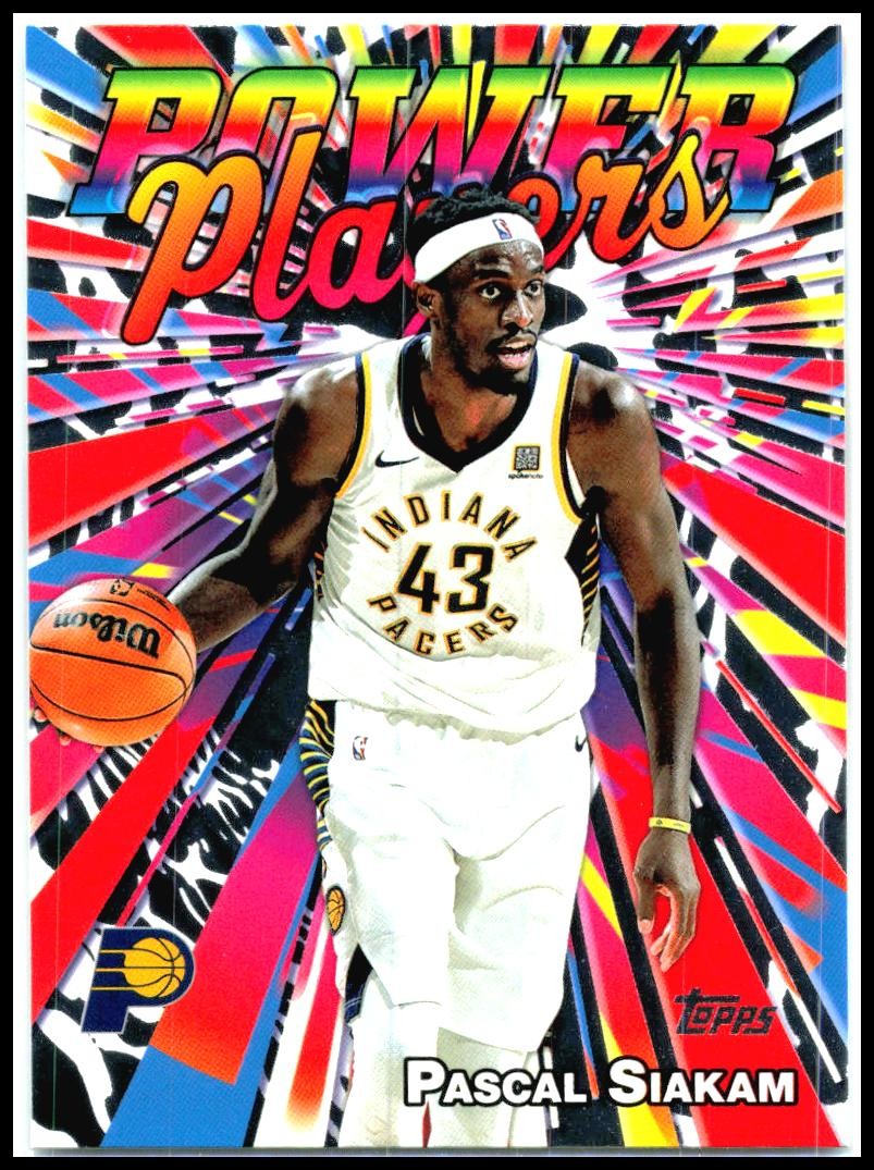 2025-26 Topps Power Players #PP-3 Pascal Siakam Indiana Pacers