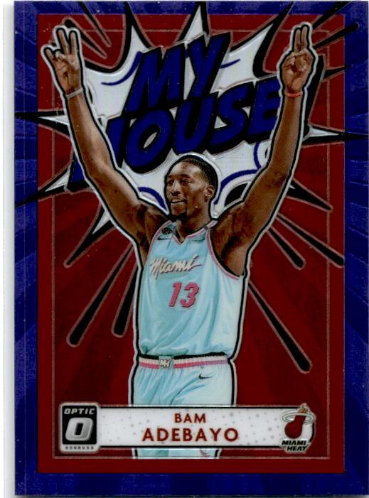 2020-21 Donruss Optic My House Purple #16 Bam Adebayo Miami Heat