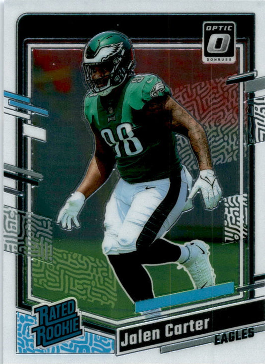 2023 Donruss Optic #281 Jalen Carter Philadelphia Eagles