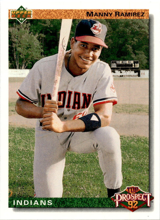 1992 Upper Deck #63 Manny Ramirez Rookie Cleveland Indians
