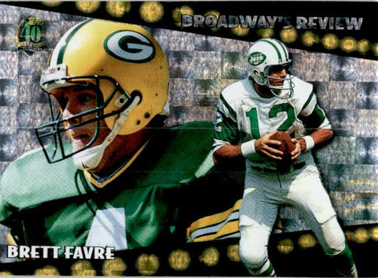 1996 Topps Broadway's Review #BR4 Brett Favre Green Bay Packers