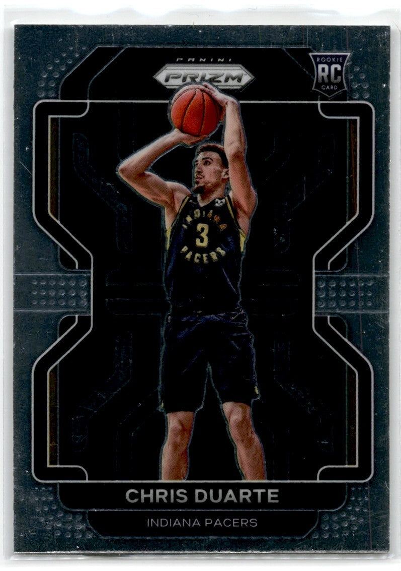 2021-22 Panini Prizm Chris Duarte Rookie Indiana Pacers #315