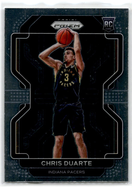 2021-22 Panini Prizm Chris Duarte Rookie Indiana Pacers #315