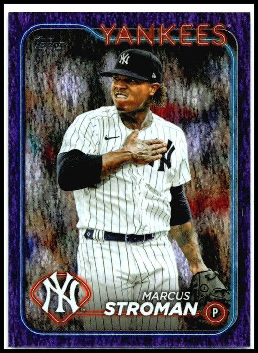 2024 Topps Purple Holofoil #631 Marcus Stroman #/799 New York Yankees