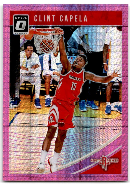 2018-19 Donruss  Hyper Pink Clint Capela Houston Rockets #62
