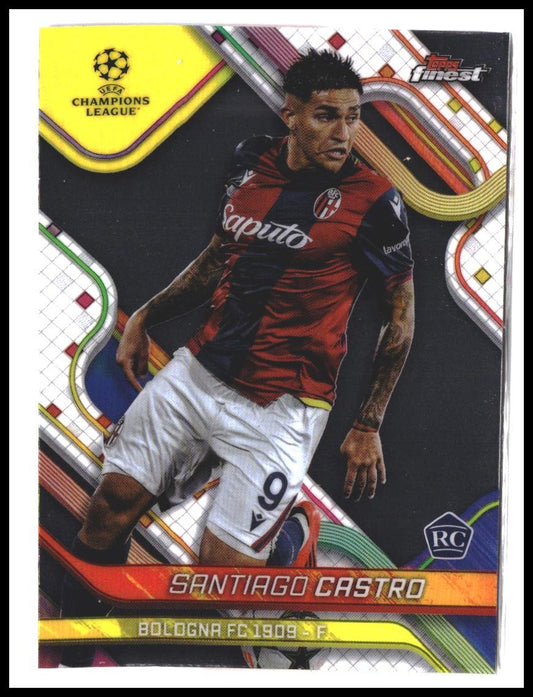Santiago Castro #109 2024-25 Finest UEFA Club Competitions Rookie RC