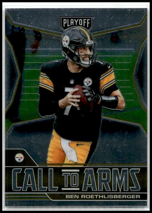 2021 Panini Playoff Call to Arms Silver #CA-BRO Ben Roethlisberger Steelers