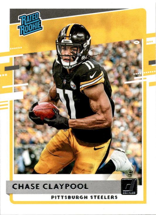2020 Donruss  Rated Rookie #327 Chase Claypool Pittsburgh Steelers