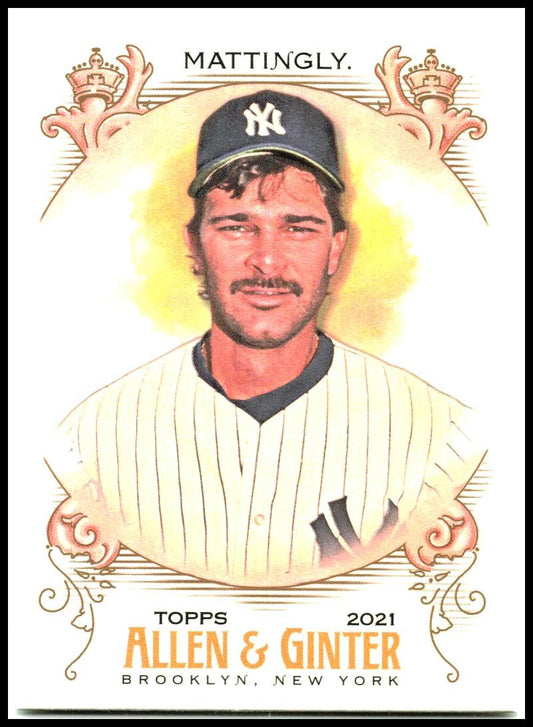 2021 Topps Allen & Ginter #197 Don Mattingly New York Yankees