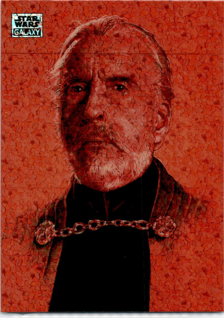 2024 Topps Star Wars Glaxay Mini Diamond Refractor 60 Count Dooku