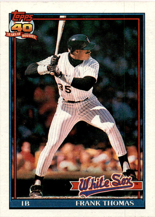 1991 Topps #79 Frank Thomas Chicago White Sox