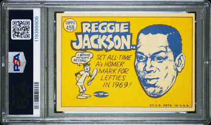 1970 Topps #459 Reggie Jackson Oakland Athletics PSA 4