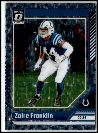 2024 Donruss Optic Stars #87 Zaire Franklin Indianapolis Colts