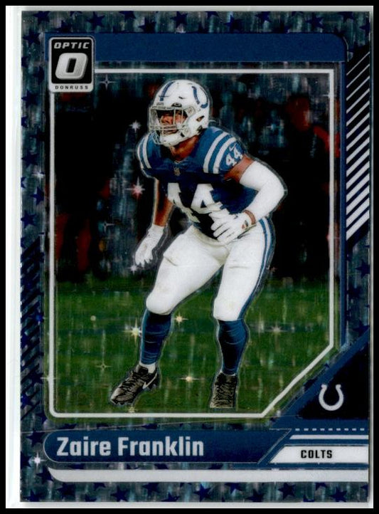 2024 Donruss Optic Stars #87 Zaire Franklin Indianapolis Colts