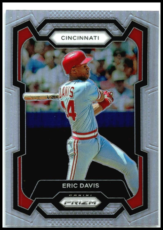2024 Panini Prizm Silver Prizms #128 Eric Davis Cincinnati Reds
