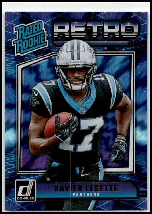 2024 Donruss Rated Rookies Retro #13 Xavier Legette Carolina Panthers