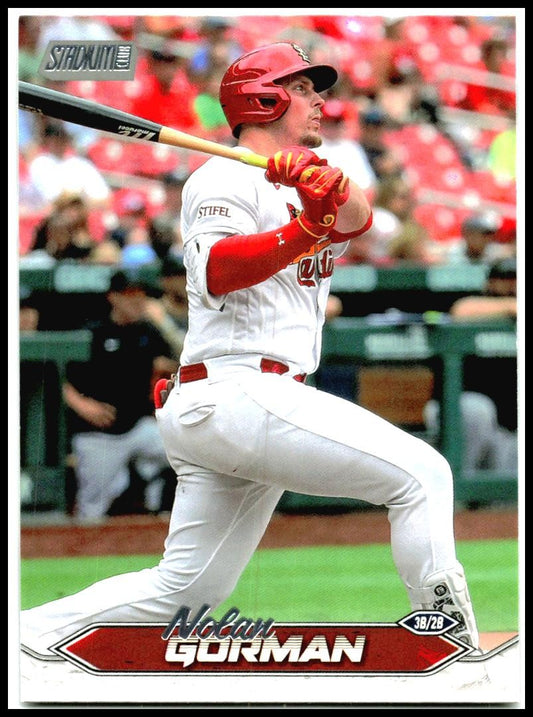 2024 Stadium Club #277 Nolan Gorman St. Louis Cardinals