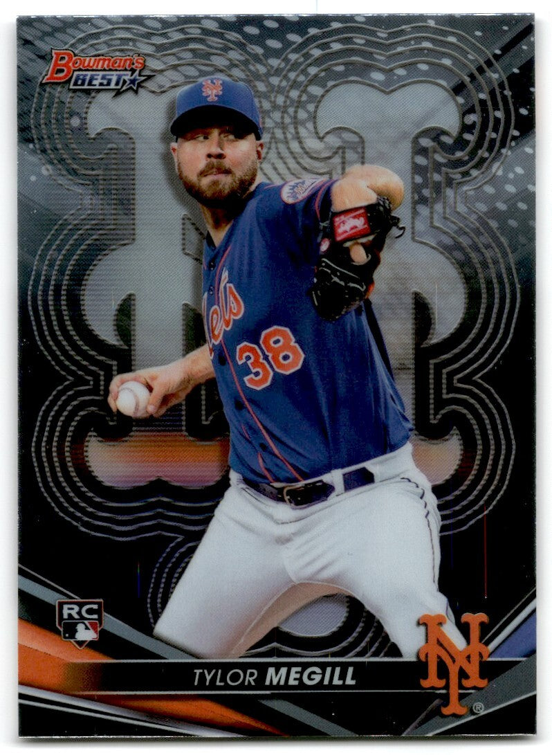 2022 Bowman Best Tylor Megill Rookie New York Mets #48