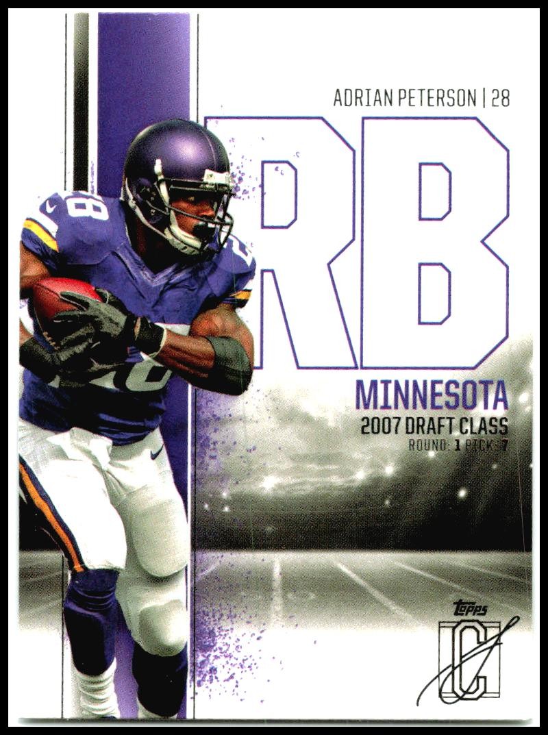 2024 Topps Signature Class #31 Adrian Peterson Minnesota Vikings