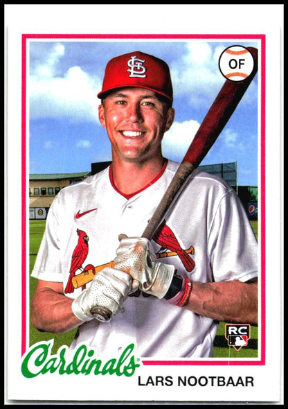 2022 Topps Archives #156 Lars Nootbaar Rookie St. Louis Cardinals