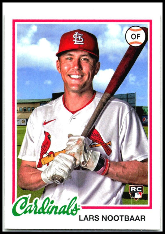 2022 Topps Archives #156 Lars Nootbaar Rookie St. Louis Cardinals