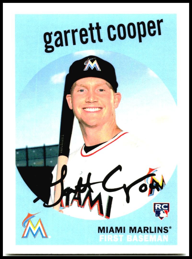 2018 Topps Archives #91 Garrett Cooper Rookie Miami Marlins