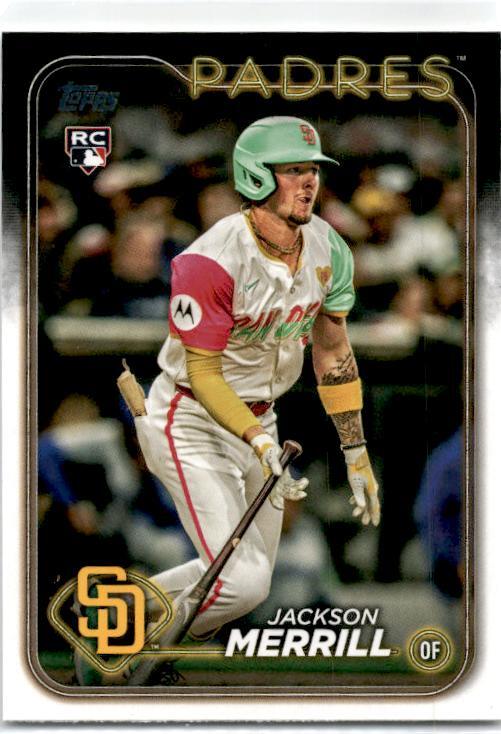 2024 Topps Update #US210 Jackson Merrill Rookie San Diego Padres