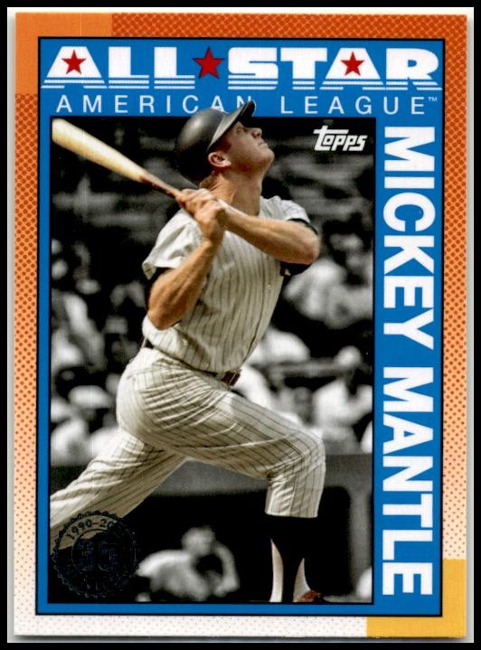 2025 Topps 1990 Topps 35th Anniversary All-Stars #90AS-43 Mickey Mantle Yankees