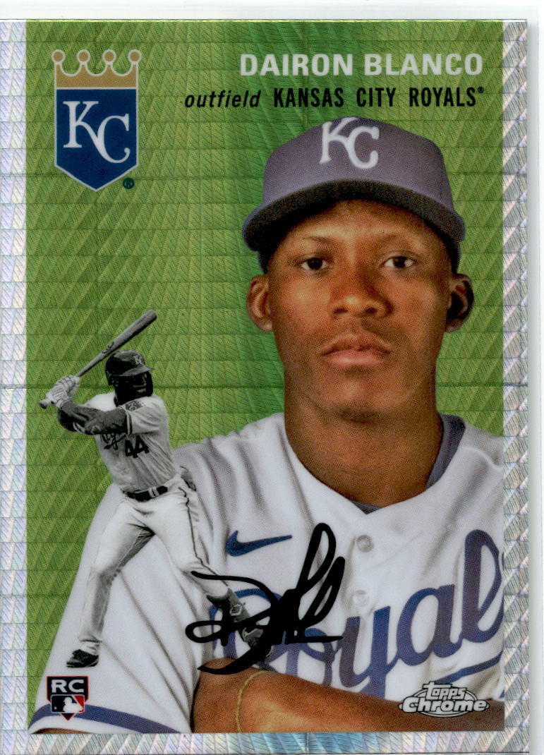 2023 Topps Chrome Platinum Anniversary Prism Refractor #59 Dairon Blanco Rookie