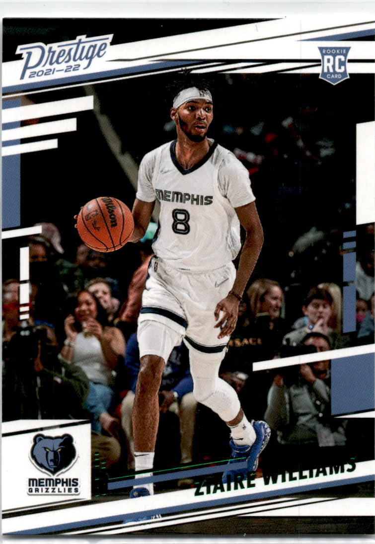 2021-22 Panini Chronicles Prestige Green #62 Ziaire Williams Rookie Grizzlies