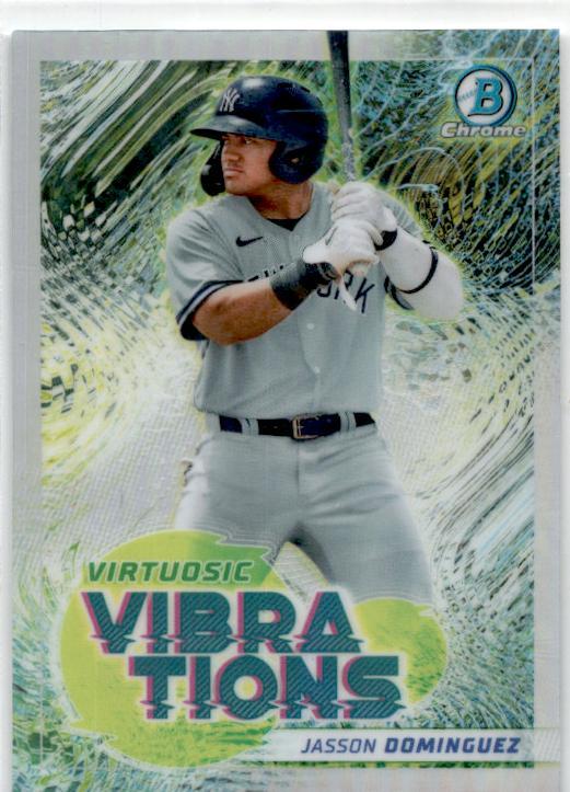 2022 Bowman Virtuosic Vibrations #VV-4 Jasson Dominguez New York Yankees