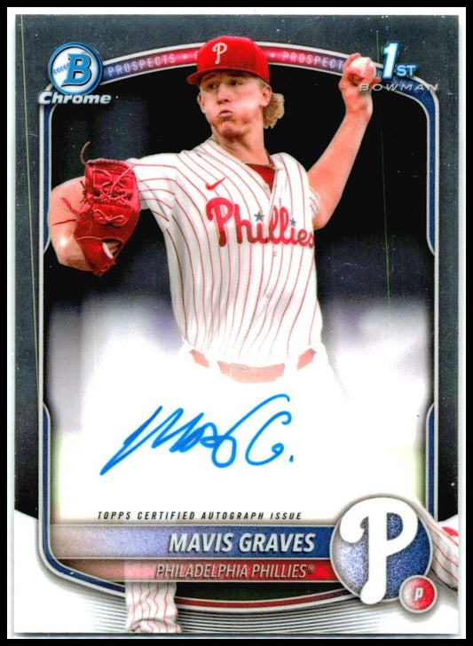 2025 Bowman Chrome #CPA-MG Mavis Graves Auto Phillies