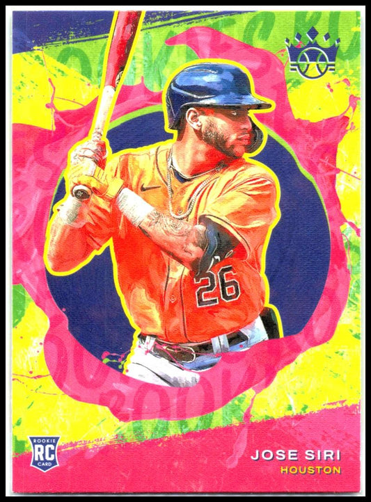 2022 Panini Diamond Kings Framed Gray #144 Jose Siri Rookie Houston Astros